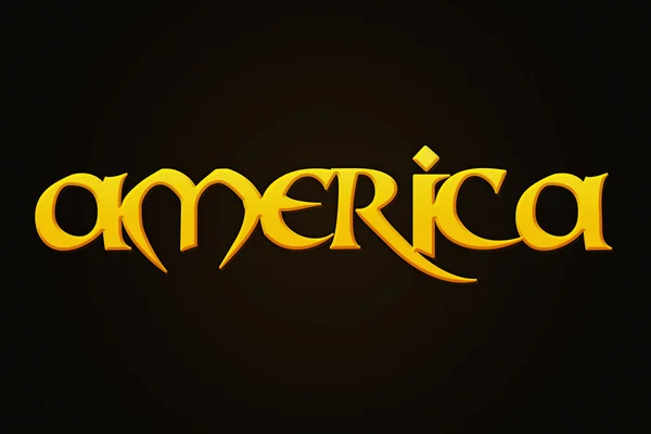 America dorata — Foto Stock