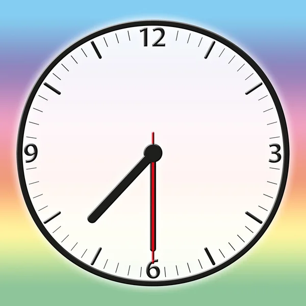 Reloj - 7: 30 — Foto de Stock