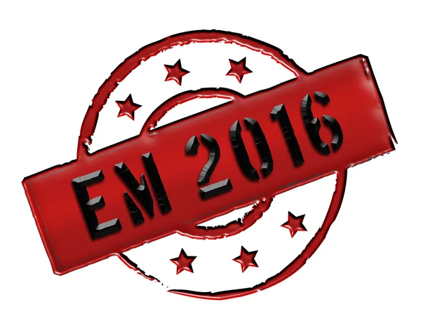 Stamp - EM 2016 — Stock Photo, Image