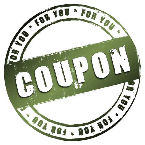 Nieuwe stamp - coupon — Stockfoto