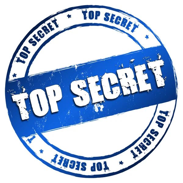 Nuovo francobollo - Top Secret — Foto Stock