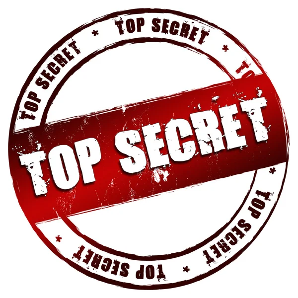 Nuovo francobollo - Top Secret — Foto Stock