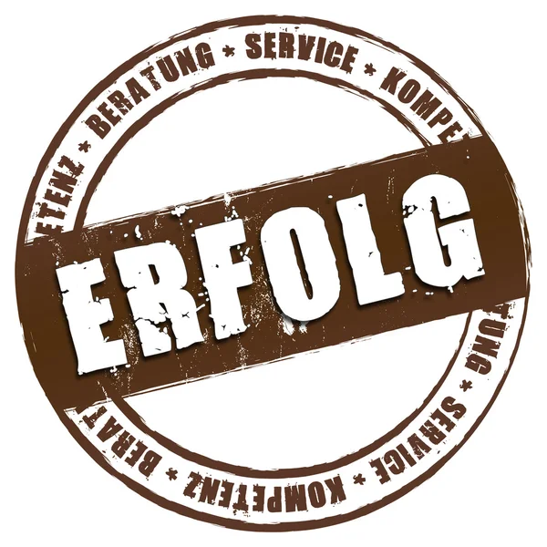 New Stamp - Erfolg — Stock Photo, Image