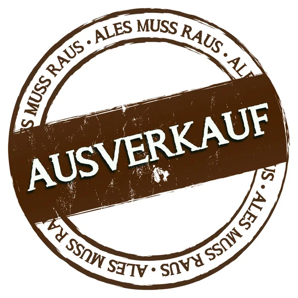 新邮票-ausverkauf — 图库照片