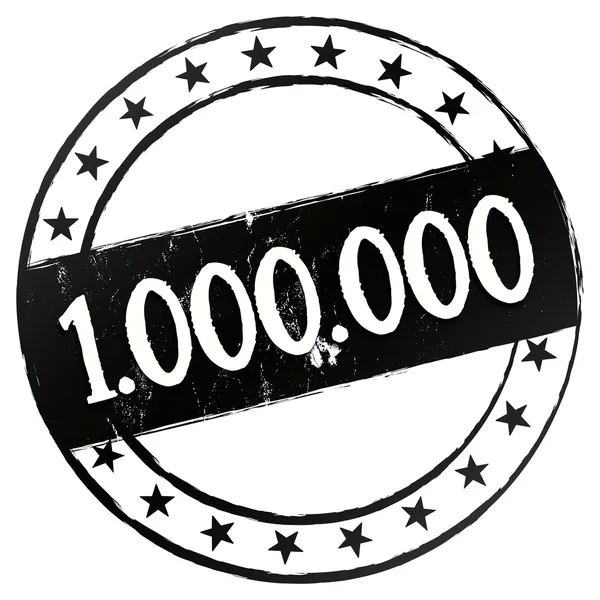 Nová známka - 1.000.000 Stock Fotografie