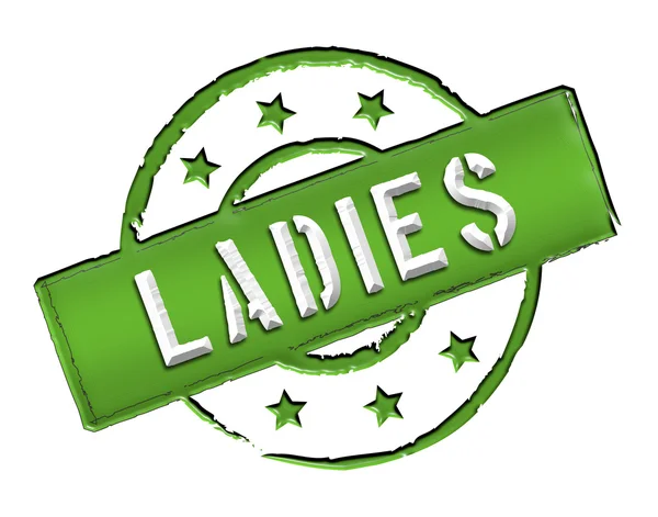 Stamp - ladies — Stock Photo, Image