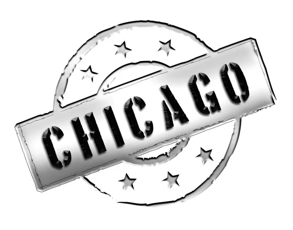 Stamp - Chicago — Stock Photo, Image