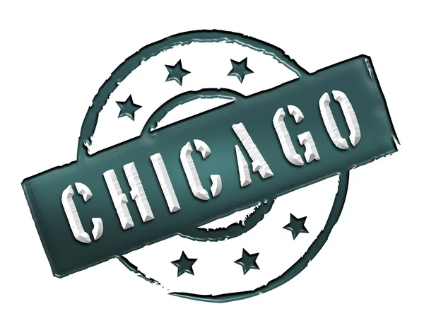 Stamp - Chicago — Stock Photo, Image