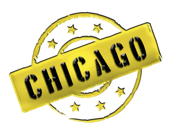 Stamp - Chicago — Stock Photo, Image