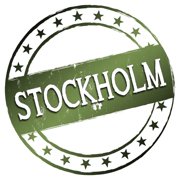 Neue Briefmarke - Stockholm — Stockfoto