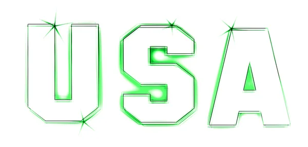 USA Sketched — Stock Photo, Image