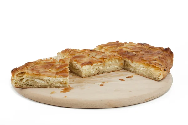 Ham and cheese pie — Stock Photo, Image