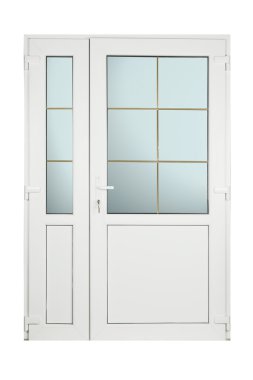 Beyaz kapı izole