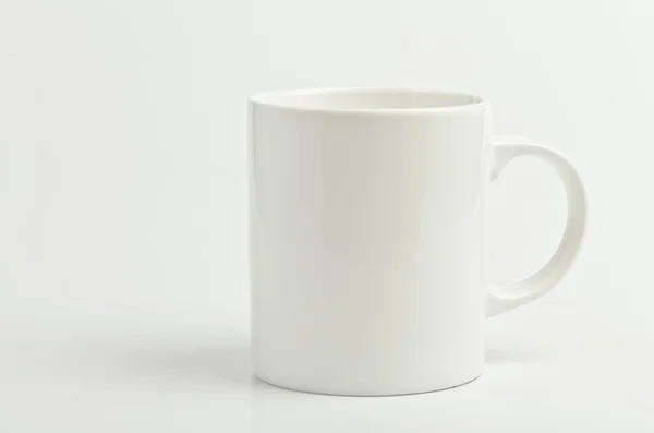 Biały kubek kawy Obrazek Stockowy