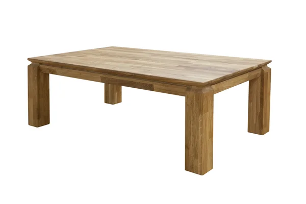 Table en bois isolée — Photo