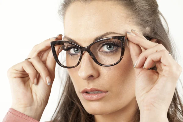 Women with glasses — Stock Photo, Image