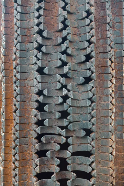 Rusty Abstract Metal Structure Metal Parts Texture — Stock Photo, Image