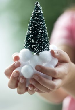 Aile dekorasyonu Noel ağacı