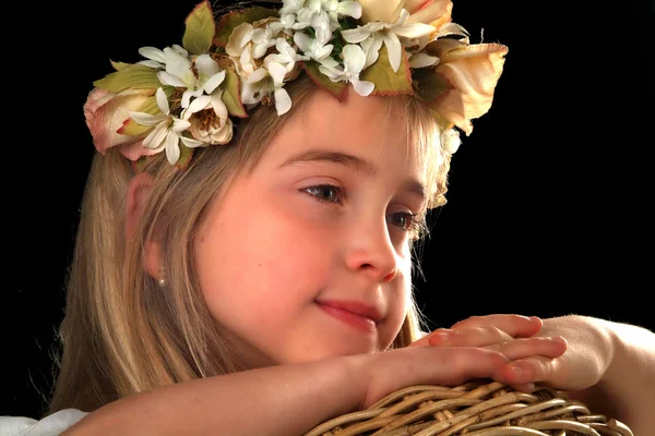 Happy adorable Little Girls Only — Stock Photo, Image