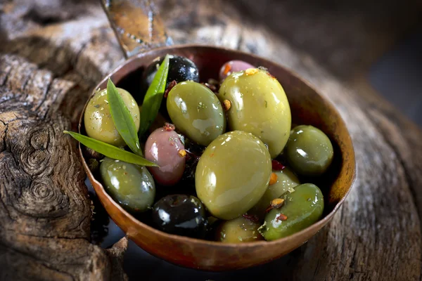 Оливки й маслини Стокове Фото