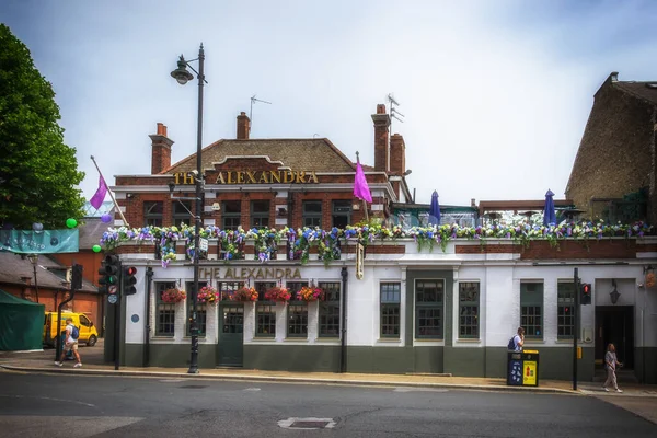 London July 2022 View Alexandra Pub Restaurant Wimbledon — стокове фото