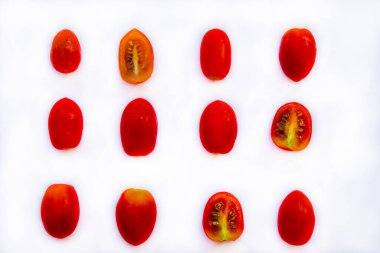 Çeri domatesli bitkisel sebzeler. Sağlık hizmetleri düzenlemeleri için taze gıdalar. 