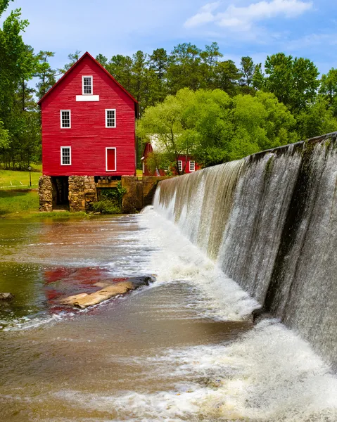 Starr 's Mill, un hito histórico cerca de Atlanta, Georgia — Foto de Stock