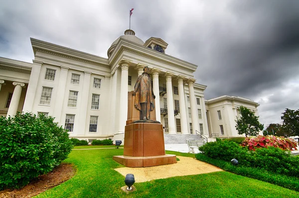 Vista da capital do estado em Montgomery, Alabama — Fotografia de Stock