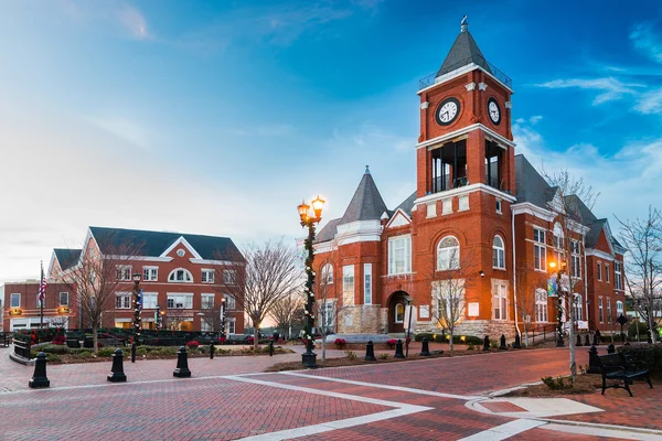 Town square in Dallas, Georgia — Stock Photo, Image