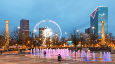 gece Atlanta Centennial olympic park