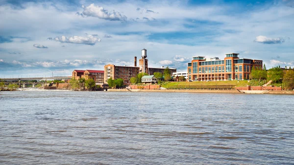 Columbus, georgia, riverfront och downtown — Stockfoto