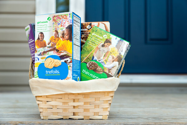 Girl Scout cookies delivered