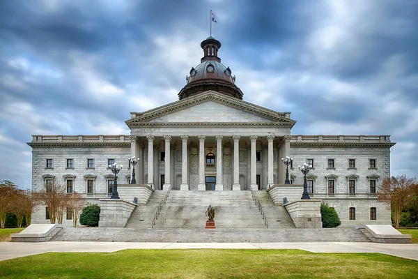 Carolina do Sul edifício do Capitólio do Estado ou Statehouse — Fotografia de Stock