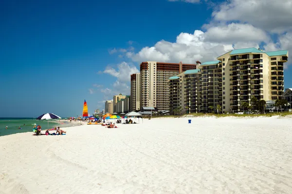 Scena w panama city beach na Florydzie — Zdjęcie stockowe
