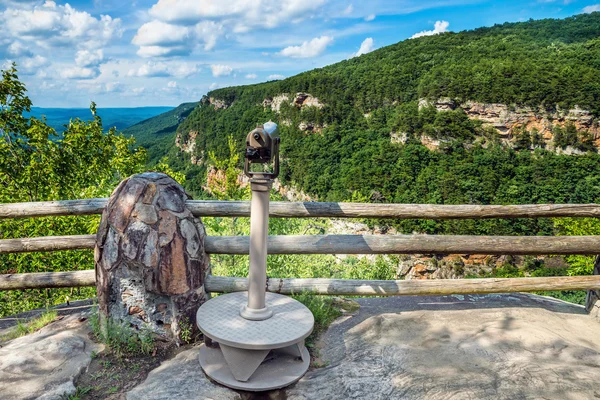 Podstawowy wychodzą na park stanowy kanion cloudland w Gruzji — Zdjęcie stockowe