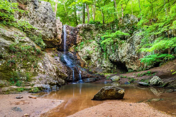 Cachoeira nas montanhas da Geórgia perto de Atlanta — Fotografia de Stock