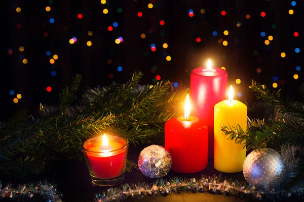 Velas de Navidad Fotos De Stock Sin Royalties Gratis