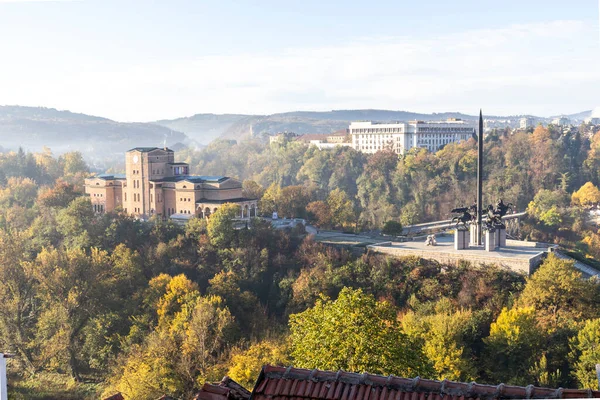 Βελικο Ταρνοβο Βουλγαρια Νοεμβριου 2020 Εκπληκτική Θέα Της Πόλης Βέλικο — Φωτογραφία Αρχείου