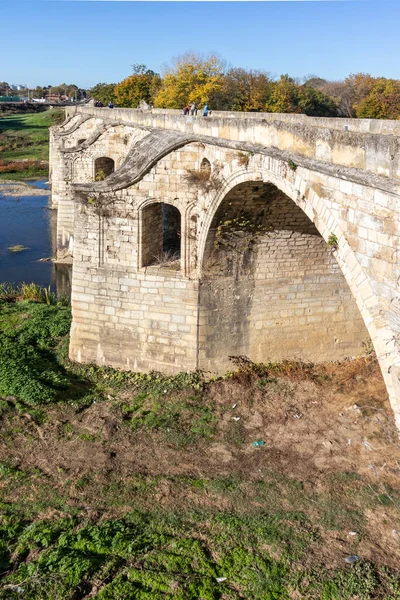 Byala Bulgaria Novembre 2020 Ponte Ottocentesco Sul Fiume Yantra Noto — Foto Stock