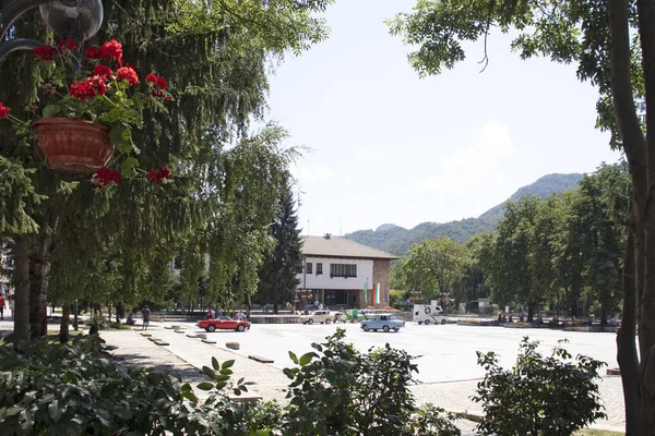 Teteven Bulgaria Julio 2021 Calle Típica Edificio Ciudad Teteven Las — Foto de Stock