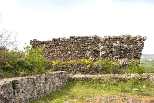 Ruínas Antiga Fortaleza Vishegrad Costa Sul Reservatório Studen Kladenets Perto — Fotografia de Stock