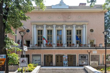 VELINGRAD, BULGARIA - 29 Haziran 2021: Bulgaristan 'ın ünlü Velingrad, Pazardzhik bölgesinin merkezi