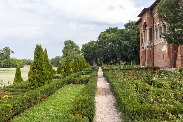 Vista Verano Del Palacio Mogosoaia Cerca Ciudad Bucarest Rumania — Foto de Stock