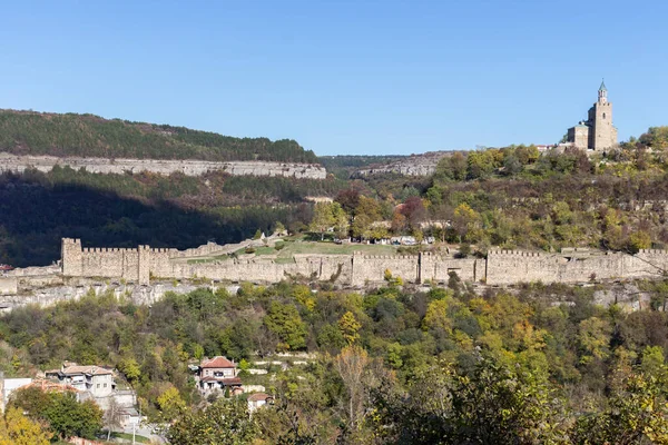 Veliko Tarnovo Bulharsko Listopadu 2020 Úžasný Panoramatický Výhled Město Veliko — Stock fotografie