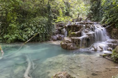 Kruşuna Şelaleleri, Lovech bölgesi, Bulgaristan 'ın inanılmaz manzarası