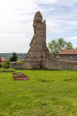 Bulgaristan 'ın Vidin Bölgesi' nin Kula kentindeki antik Roma Kalesi Castra Martis kalıntıları