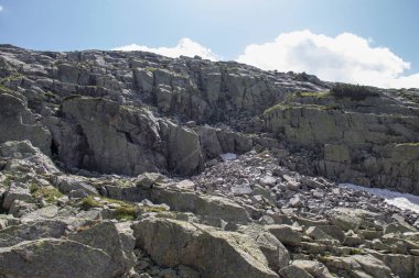 Rila Dağı inanılmaz manzara yakın korkunç göl, Bulgaristan