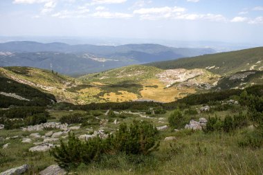 Rila Dağı inanılmaz manzara yakın korkunç göl, Bulgaristan