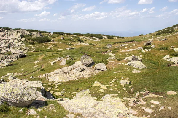 Increíble Paisaje Montaña Rila Cerca Del Lago Scary Bulgaria —  Fotos de Stock