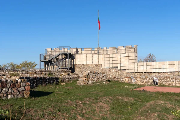 Ruínas Cidade Fortificada Medieval Cracra Perto Cidade Pernik Período Primeiro — Fotografia de Stock